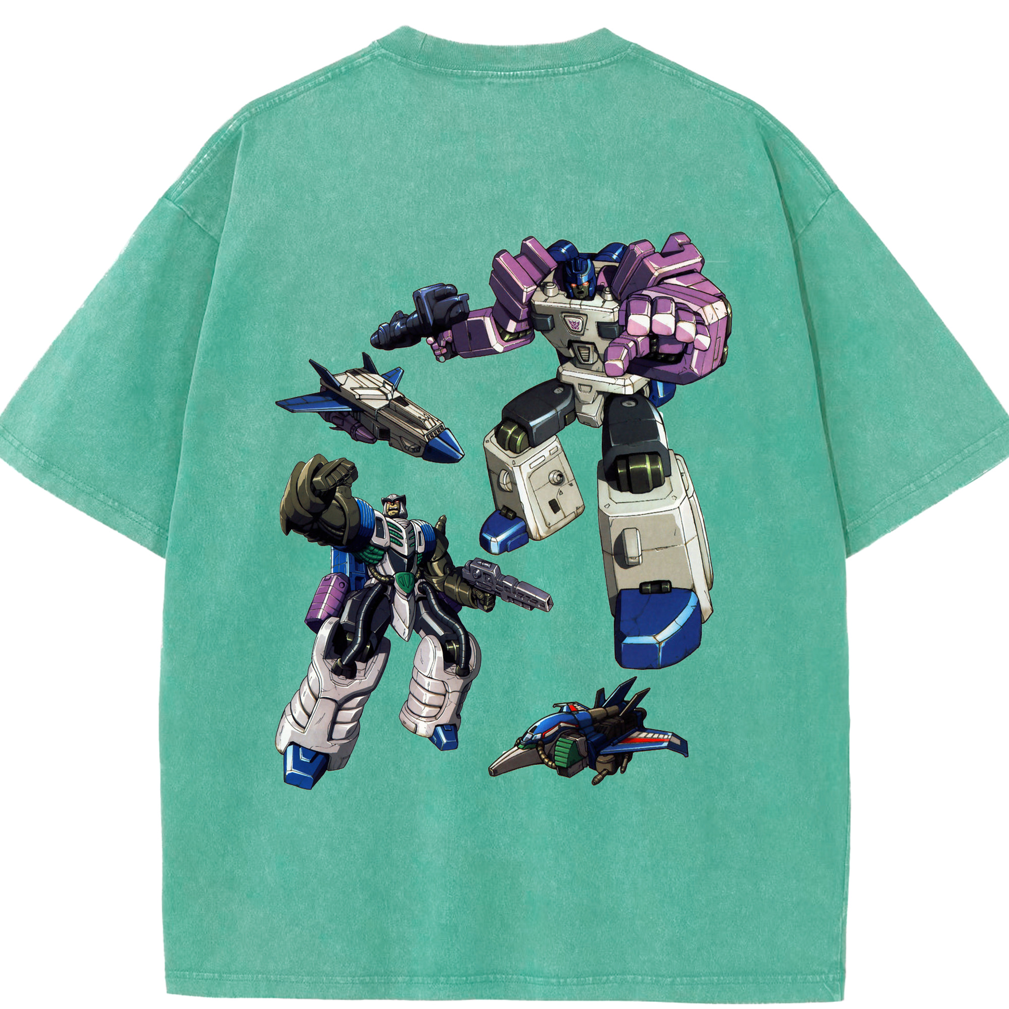 （画像用）  綿100% ヴィンテージ風 半袖Tシャツ（背面プリント）